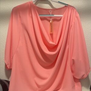 Women's Coral Blouse